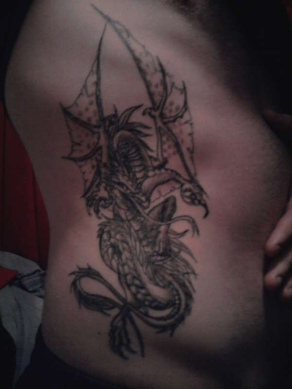 dragon tat tattoo