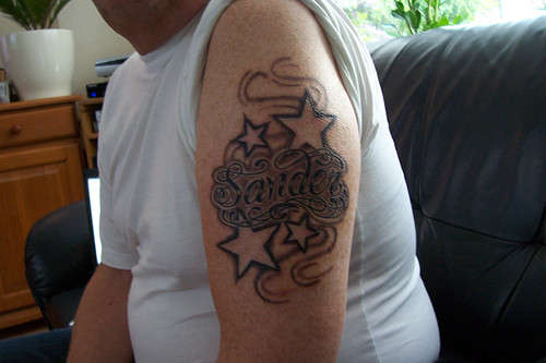 in memory tattoo