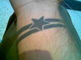 Star,Band tattoo