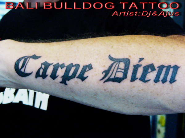 letters tattoo