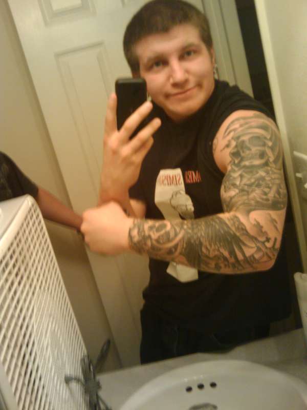 my full sleeve reaper tattoo