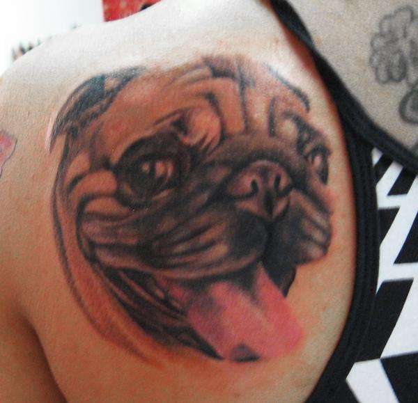 my pug <3 tattoo