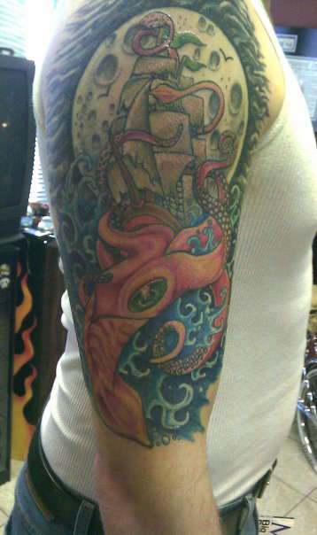squid tattoo