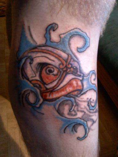 water skull thing.. tattoo