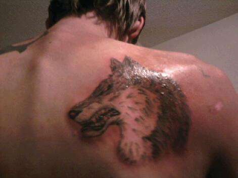 wolf tattoo