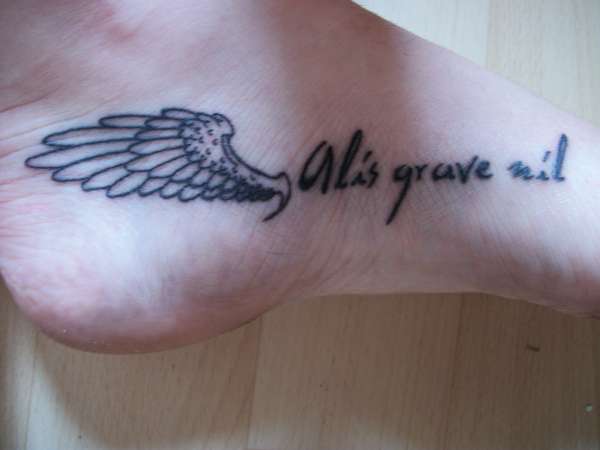 Alis grave nil tattoo
