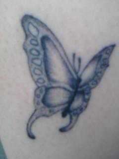 Ashley's Butterfly tattoo