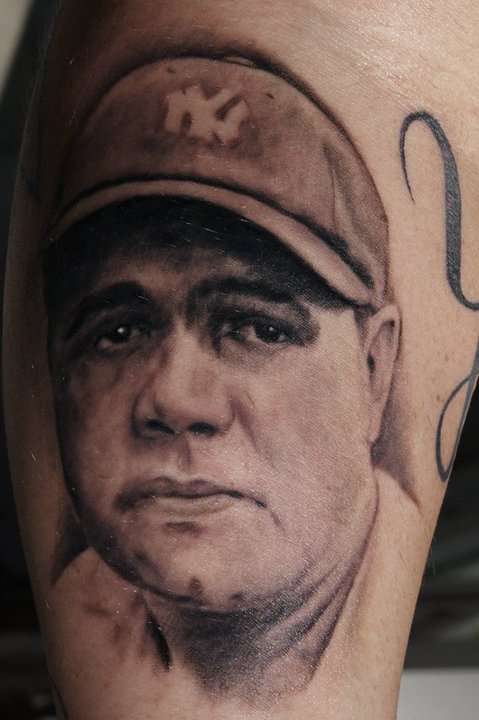 Babe Ruth Tattoo