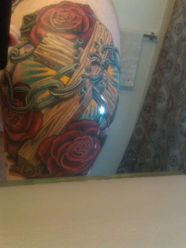 Beginning of my sleeve tattoo