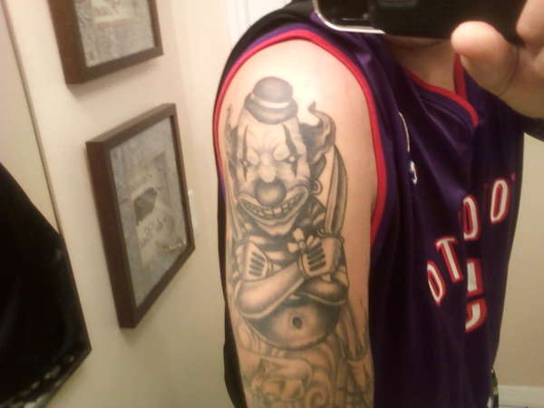 Clown tattoo