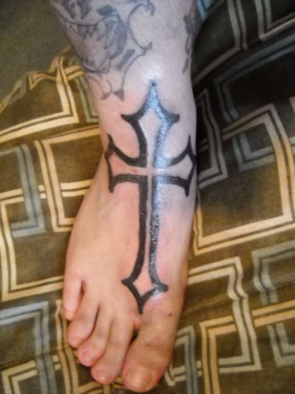 Cross tattoo