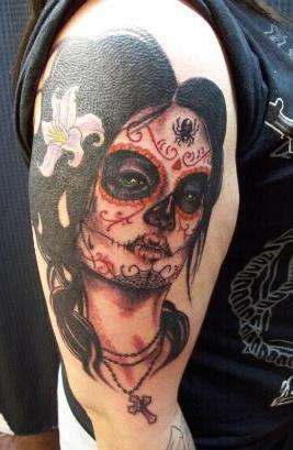 Day of the Dead Girl tattoo