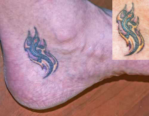 Flaming Salamander tattoo