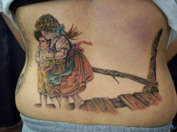 Guardian Angel tattoo