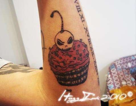 Jack's Cupcake! tattoo