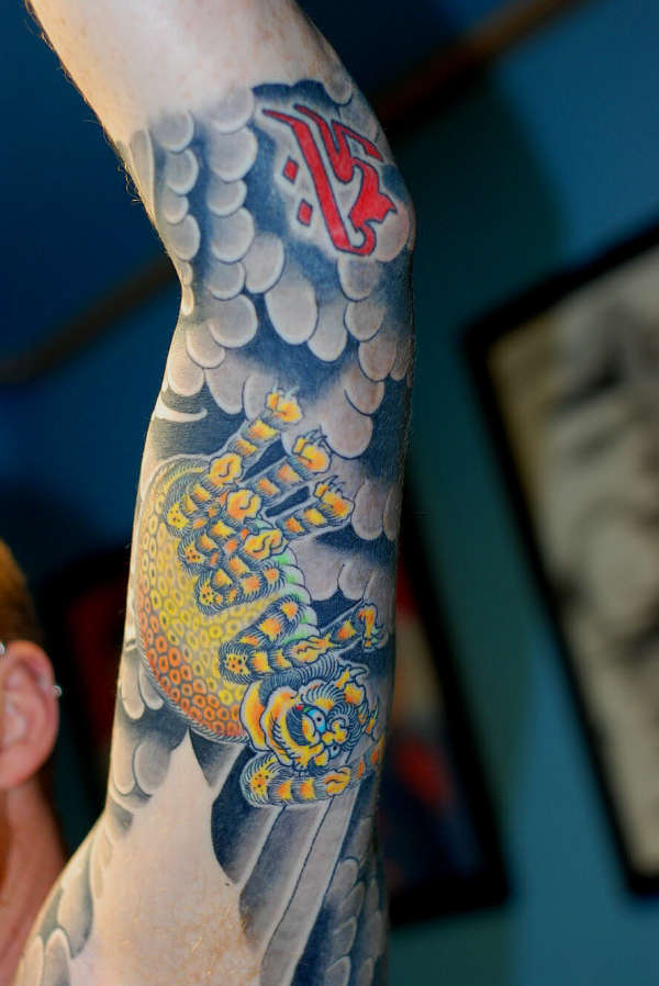 Japanese Spider tattoo