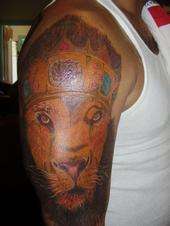 KING OF THE JUNGLE tattoo