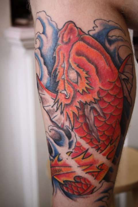 Koi Dragon tattoo