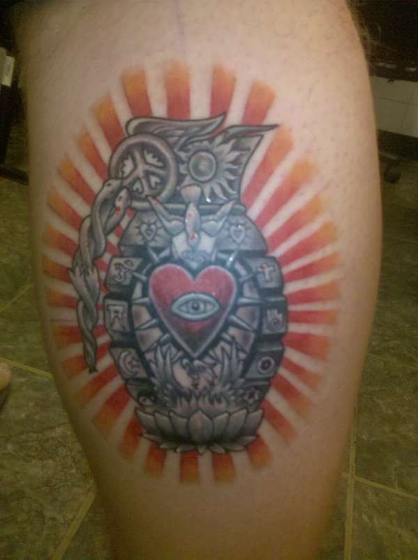 Light Grenade tattoo