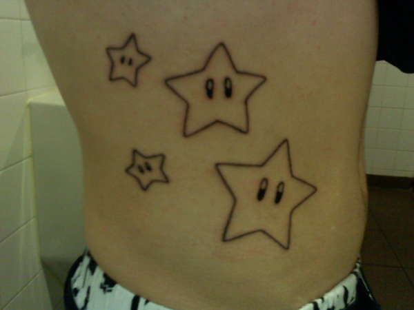 Mario Stars tattoo