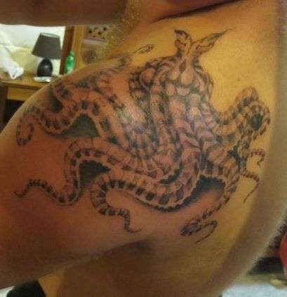 Mimic octopus tattoo
