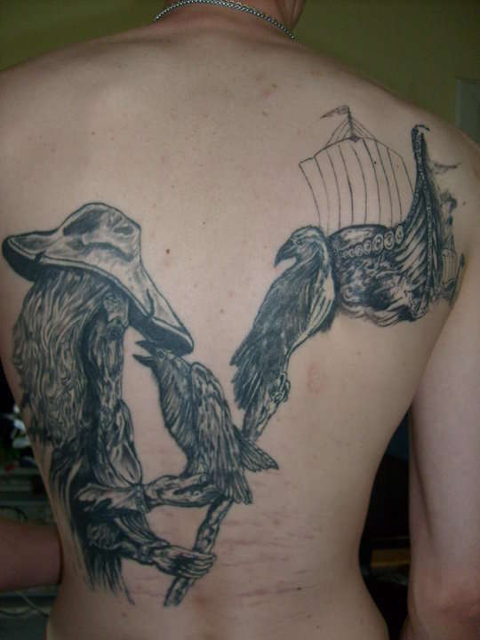 My back piece tattoo