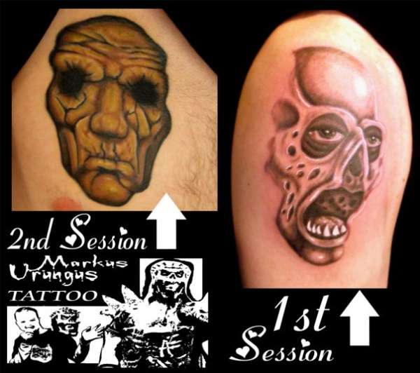 My right arm and chest tattoos tattoo