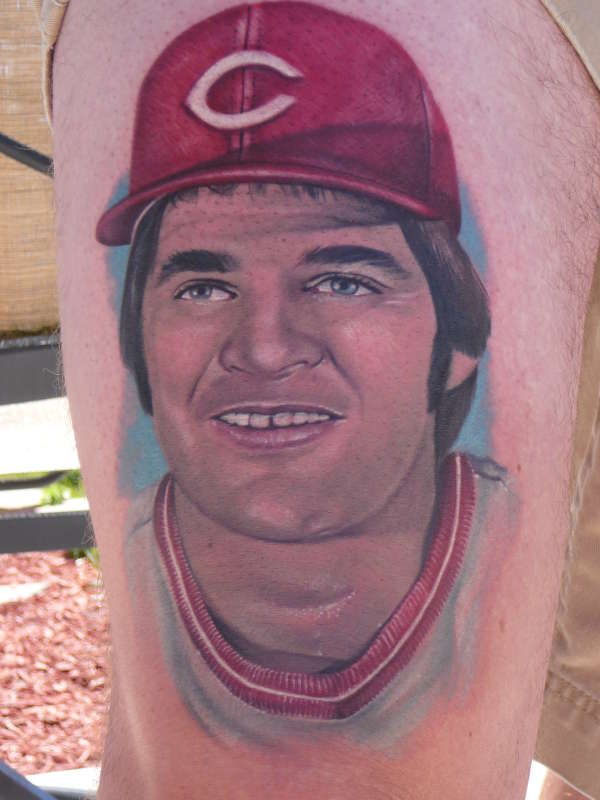 Pete Rose tattoo