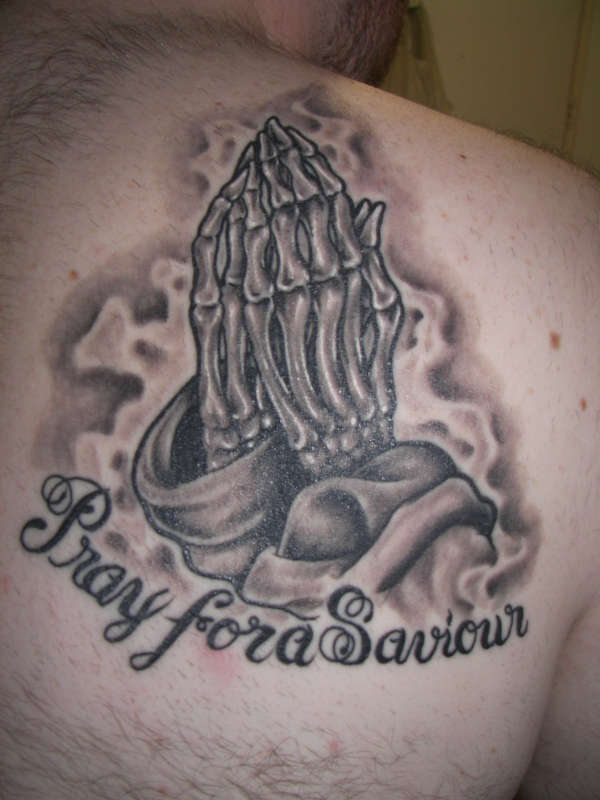 Pray for a Savior tattoo