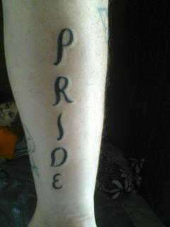 Pride tattoo