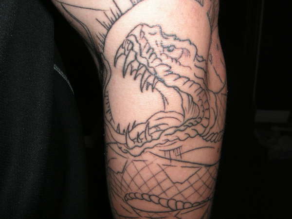 Snake Head tattoo