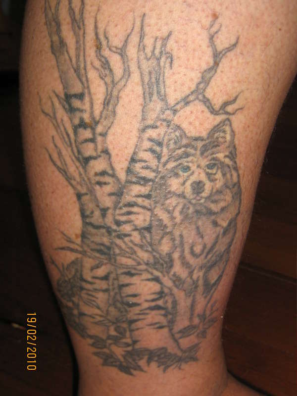 Timberwolf tattoo