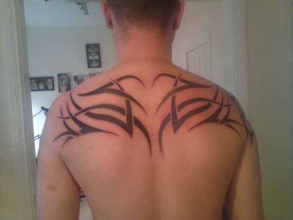 Tribal Back Piece tattoo