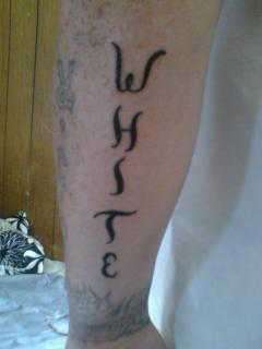 White tattoo