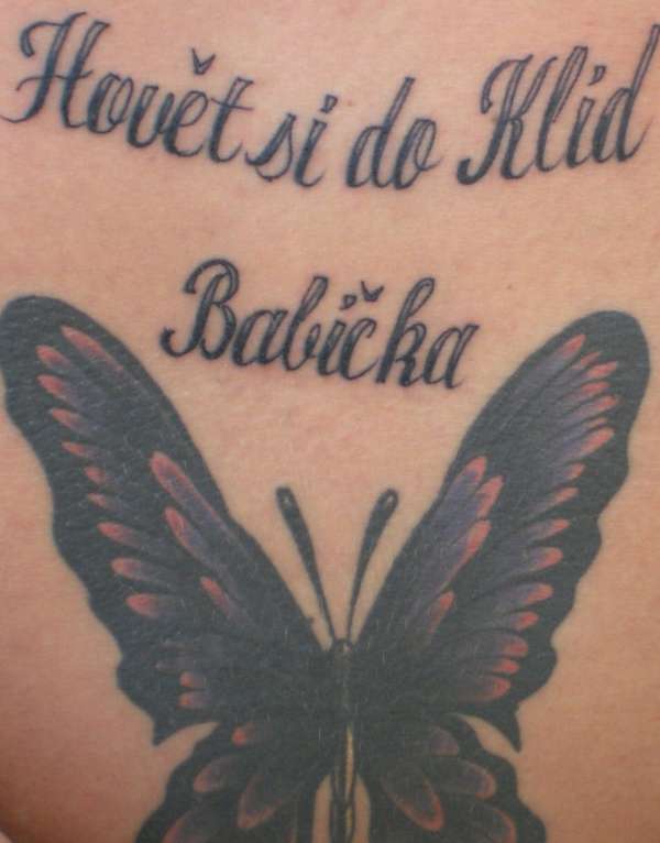 Wording tattoo