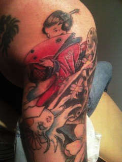 added to the sleeve tattoo