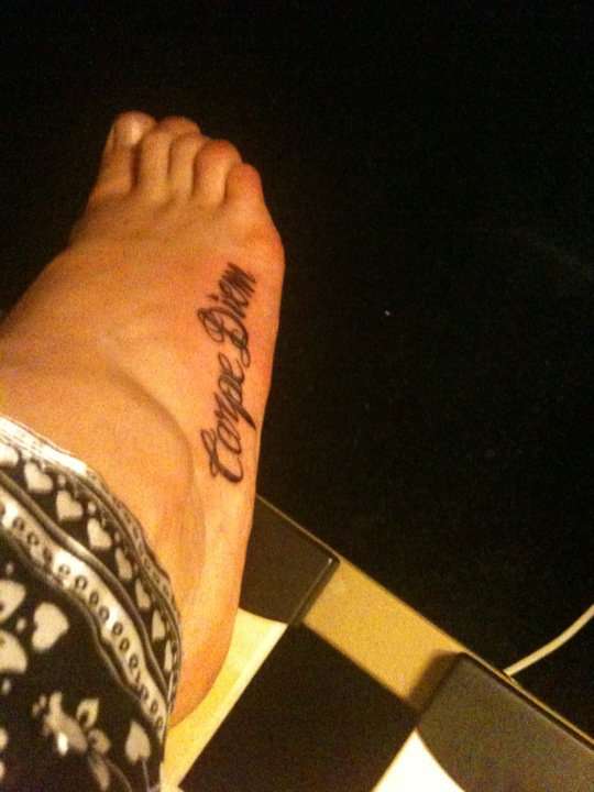 carpe diem tattoo