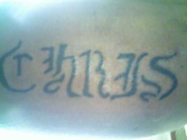 chris's tat tattoo