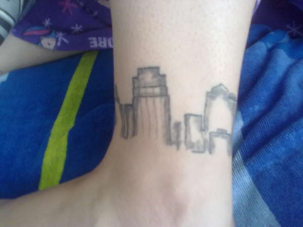 city skyline 2 of 3 photos :) tattoo