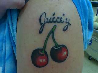 juicey cherries tattoo