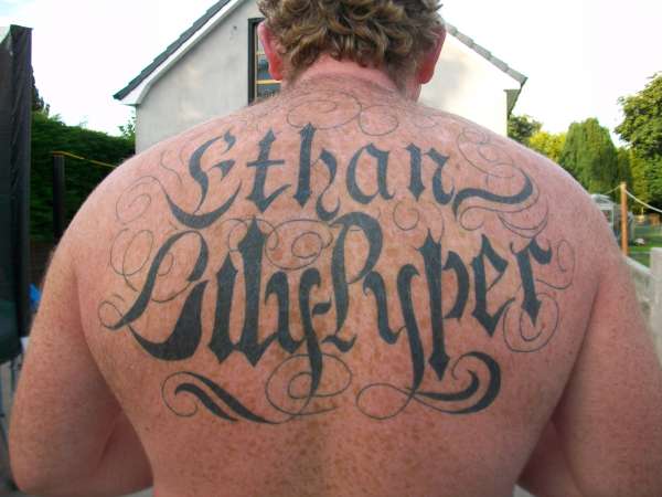 kids names tattoo