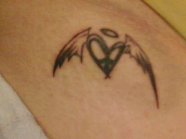 my first tatt, drawn myself tattoo