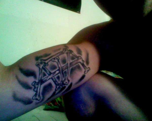 my intials AAMT tattoo