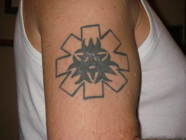 red hot chili peppers symbol tattoo