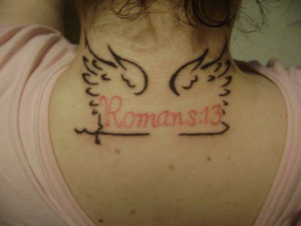 wings tattoo