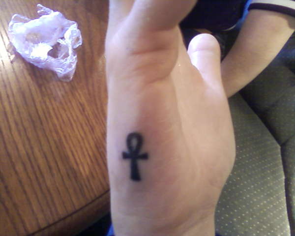 Ankh tattoo