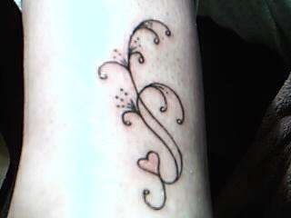 Ankle tattoo