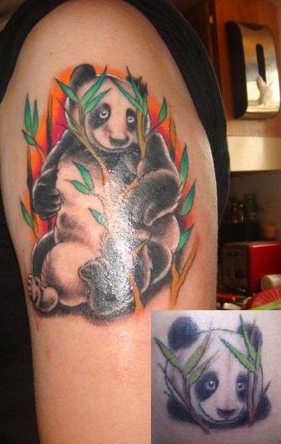 Before and After tattoo