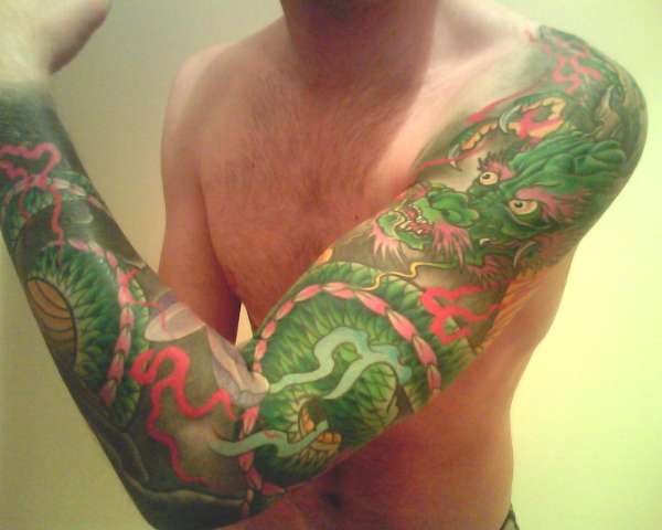 Japanese Dragon Sleeve tattoo