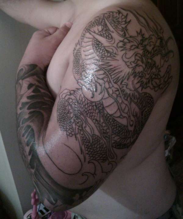 Japanese dragon tattoo